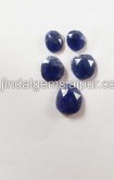 Blue Sapphire Rose Cut Slices